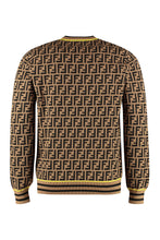 Load image into Gallery viewer, All over logo crew-neck sweater
