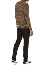 Load image into Gallery viewer, All over logo crew-neck sweater
