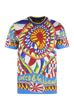 Load image into Gallery viewer, Cotton crew-neck T-shirt
