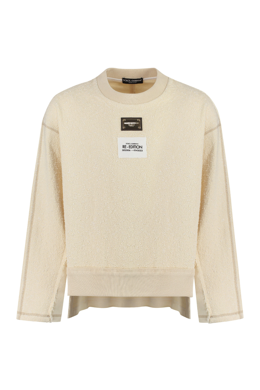 Logo detail cotton sweatshirt