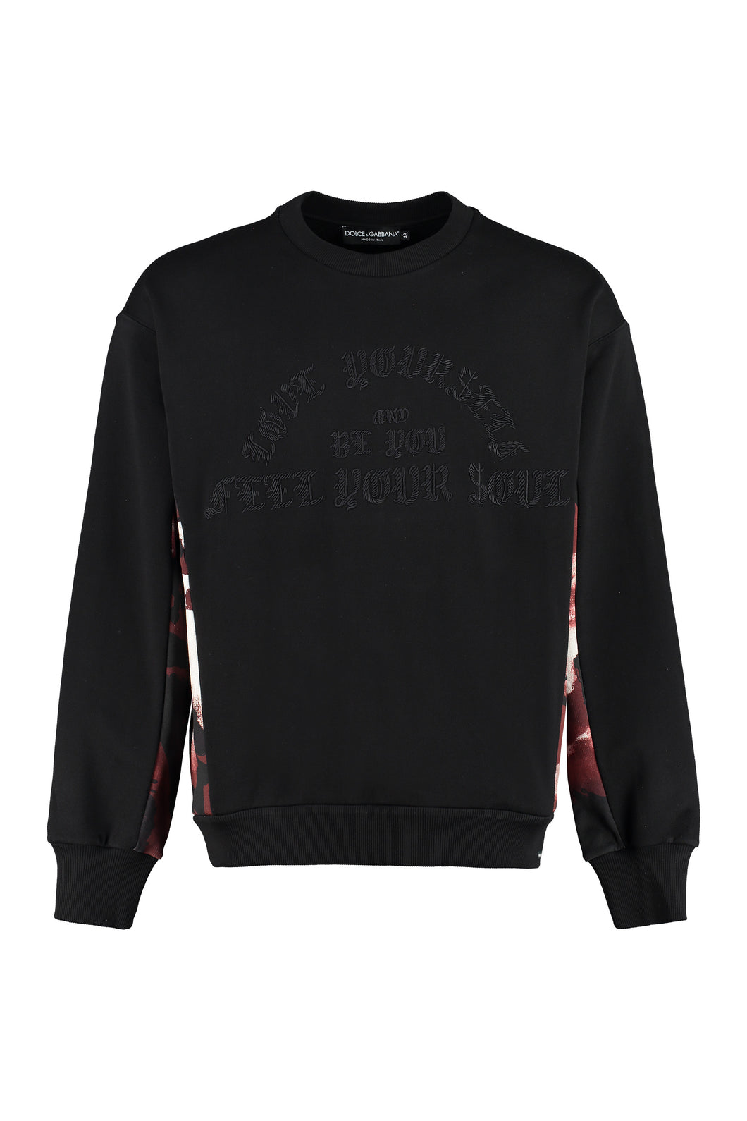 Embroidered cotton sweatshirt