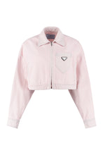 Load image into Gallery viewer, Cropped denim jacket
