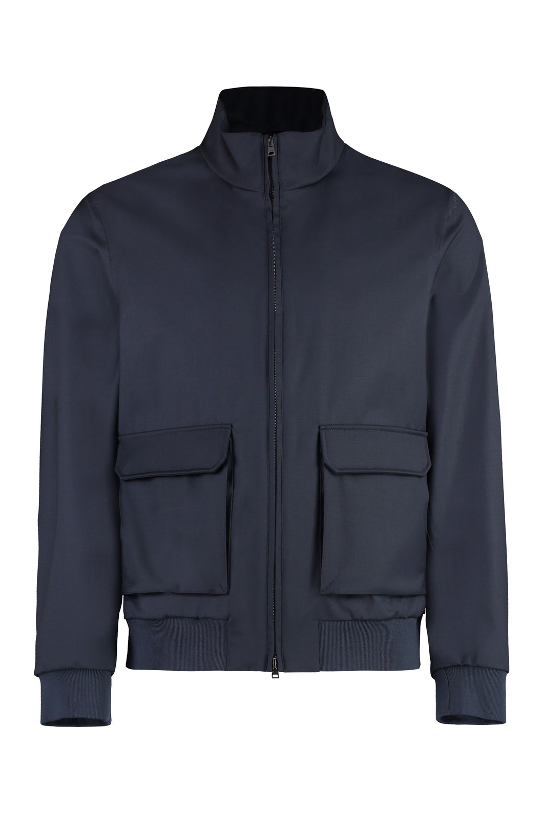 Wool zipped jacket