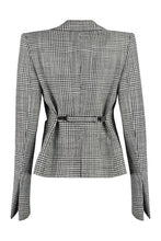 Load image into Gallery viewer, Houndstooth wool blazer
