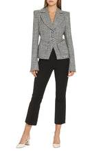 Load image into Gallery viewer, Houndstooth wool blazer
