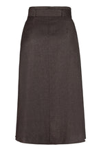 Load image into Gallery viewer, Belted wool skirt
