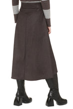 Load image into Gallery viewer, Belted wool skirt
