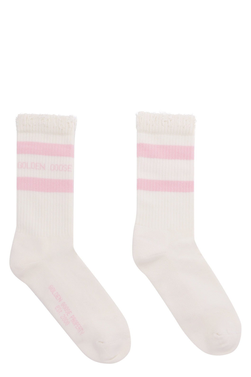 Logo cotton blend socks