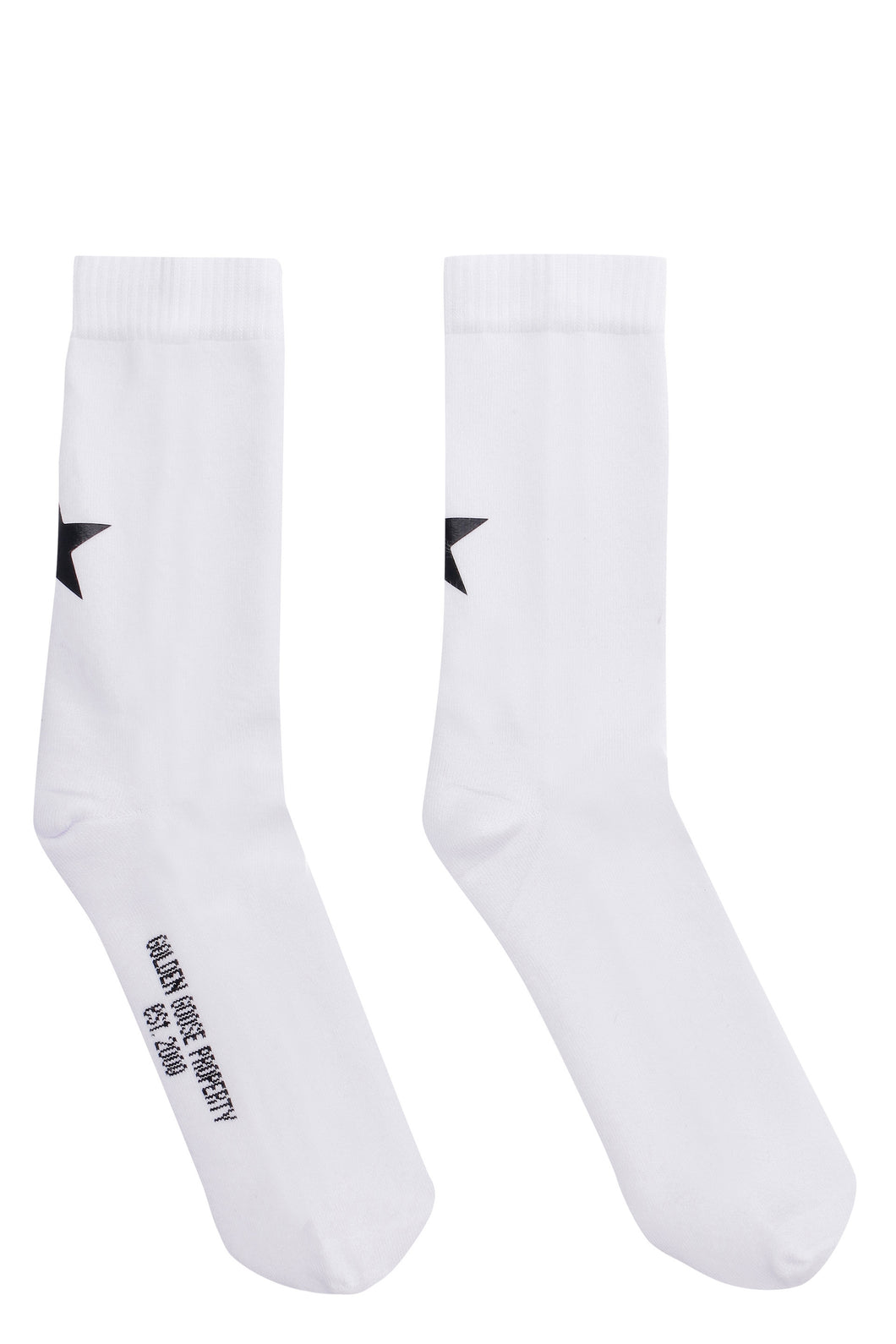 Logo cotton blend socks