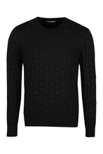 Load image into Gallery viewer, Jacquard crew-neck sweater
