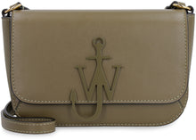 Load image into Gallery viewer, Chain Midi Anchor leather crossbody bag
