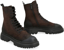 Load image into Gallery viewer, Hogan H619 leather combat boots
