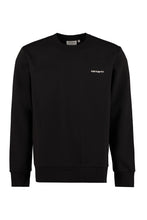 Load image into Gallery viewer, Embroidered logo crew-neck sweatshirt
