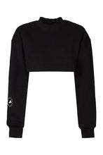 Load image into Gallery viewer, Cropped sweatshirt with cut-out detail at back
