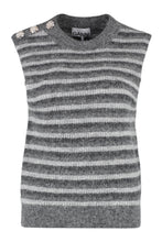Load image into Gallery viewer, Striped knit vest
