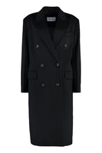 Load image into Gallery viewer, Double-breasted wool coat
