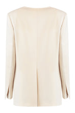 Load image into Gallery viewer, Wool blend single-breast jacket
