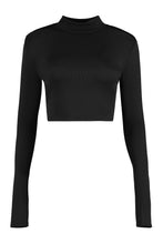 Load image into Gallery viewer, Ribbed knit crop top
