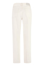 Load image into Gallery viewer, 5-pocket straight-leg jeans
