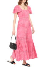 Load image into Gallery viewer, Norma embroidered cotton long dress
