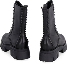 Load image into Gallery viewer, Liam Studs leather combat boots
