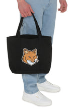 Load image into Gallery viewer, Fox Head Canvas tote bag
