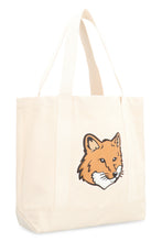 Load image into Gallery viewer, Fox Head Canvas tote bag

