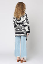Load image into Gallery viewer, Jacquard knit cardigan
