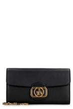 Load image into Gallery viewer, Leather clutch with strap

