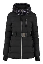 Load image into Gallery viewer, Pembina belted full zip down jacket

