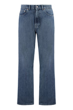 Load image into Gallery viewer, 5-pocket straight-leg jeans
