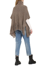 Load image into Gallery viewer, Wool blend cape coat

