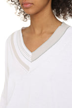 Load image into Gallery viewer, Cotton V-neck sweater
