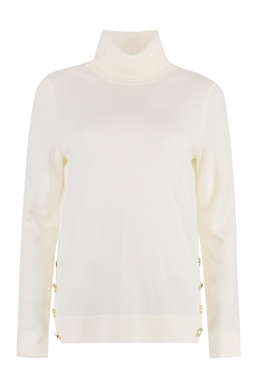 Turtleneck wool pullover