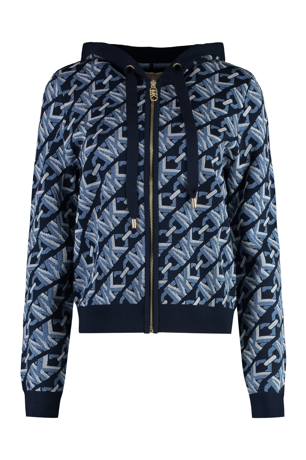Knitted hoodie