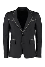 Load image into Gallery viewer, Wool single-breasted blazer
