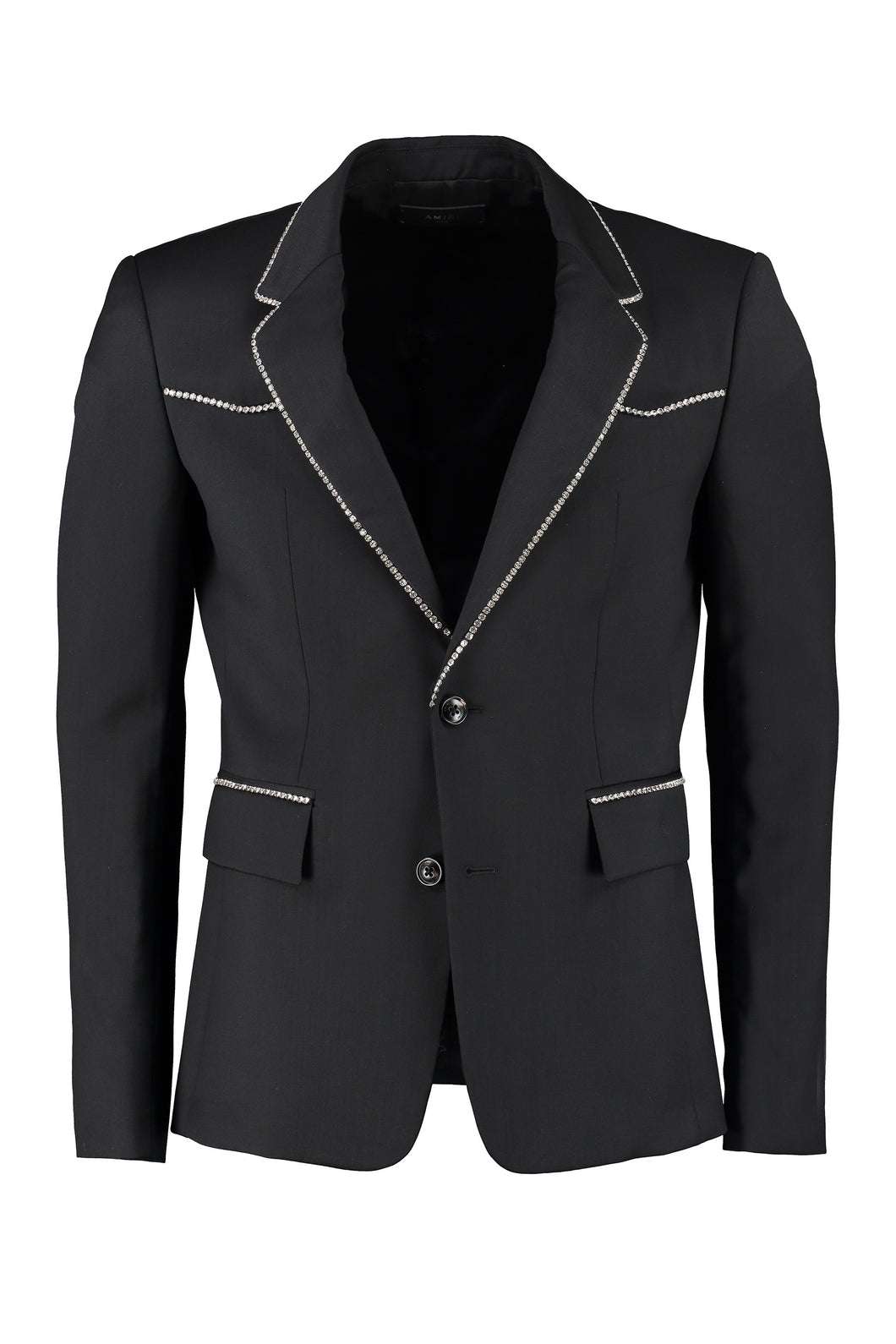 Wool single-breasted blazer