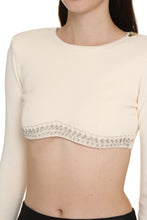 Load image into Gallery viewer, Long sleeve crop top
