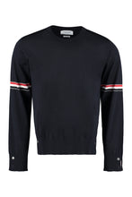 Load image into Gallery viewer, Virgin wool crew-neck sweater
