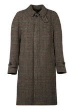 Load image into Gallery viewer, Houndstooth wool peacoat
