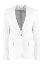 Load image into Gallery viewer, Crepe single-breasted blazer
