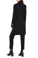 Load image into Gallery viewer, Gold buttons crepe coat
