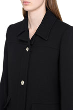 Load image into Gallery viewer, Gold buttons crepe coat
