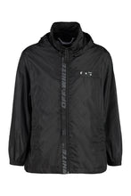 Load image into Gallery viewer, Hooded techno fabric raincoat
