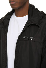Load image into Gallery viewer, Hooded techno fabric raincoat
