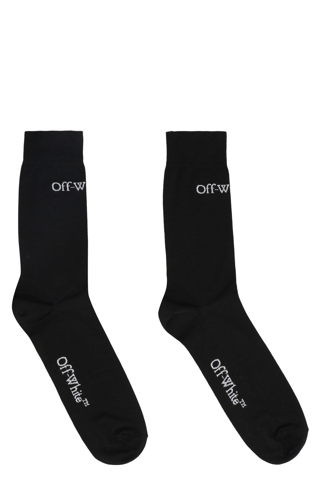 Logo cotton blend socks