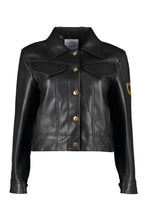 Load image into Gallery viewer, Faux leather jacket
