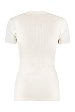 Load image into Gallery viewer, Ribbed cotton T-shirt
