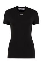 Load image into Gallery viewer, Ribbed cotton T-shirt
