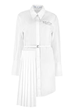 Load image into Gallery viewer, Pleated detail shirtdress
